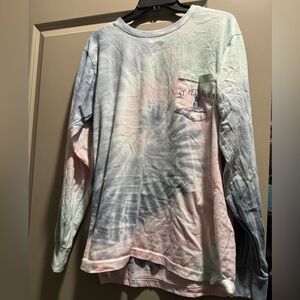 St. Pete Beach tie-dye long sleeve shirt
